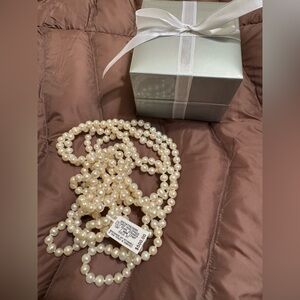 Elegant 100 inch Cultured Pearl Necklace